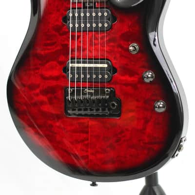 Sterling JP170 DRRB John Petrucci 7 Pearl Red Burst image 2
