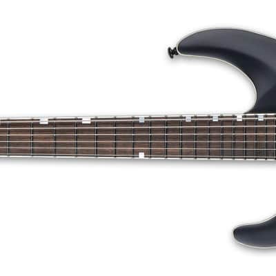 ESP LTD MH-1000 Baritone - Black Satin LH (LMH1000BBLKSLH) image 2