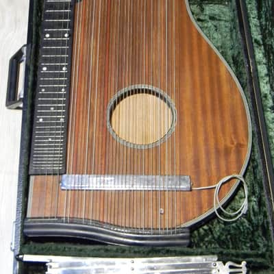 vintage Framus 7/18 Alpenland Aerial Resonance ZITHER  citera Germany 1960s + Schaller pickup + case image 3