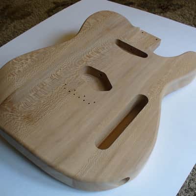 Extraordinary Quarter Sawn American Sycamore T Style Guitar Body for Telecaster® Neck Made in USA image 8
