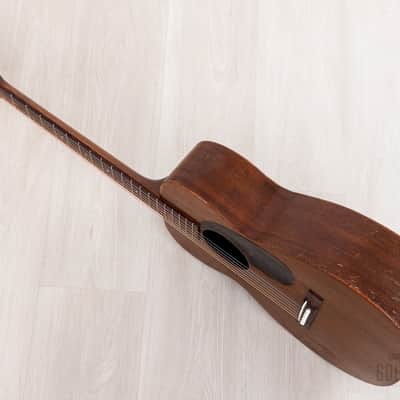 1943 Martin 0-15 Wartime Mahogany-Topped Vintage Acoustic Guitar w/ Case image 13