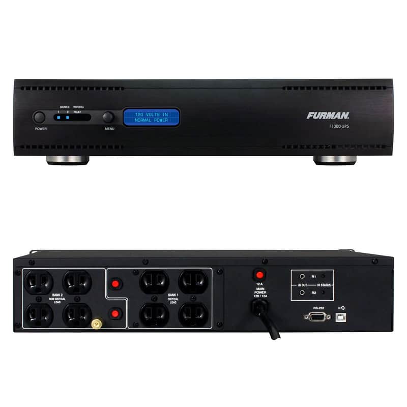 Furman Sound 1000VA 2RU Uninterruptible Power Supply F1000-UPS image 1