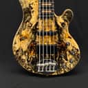 Lakland 55-94 Deluxe 5-String with Buckeye Burl Top and Block Inlays