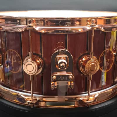 DW Neil Peart 6.5”x14” TIME MACHINE ICON Snare Drum No.198/250 BONUS TM Display Head !!! image 1