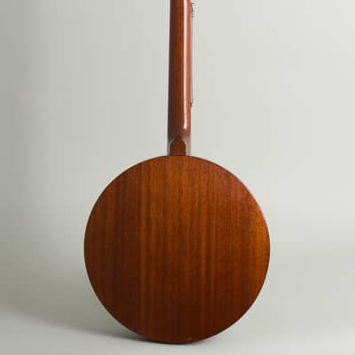 Eagle Brand 5 String Resonator Banjo, made by Stewart-Macdonald (1970s), black hard shell case. imagen 2