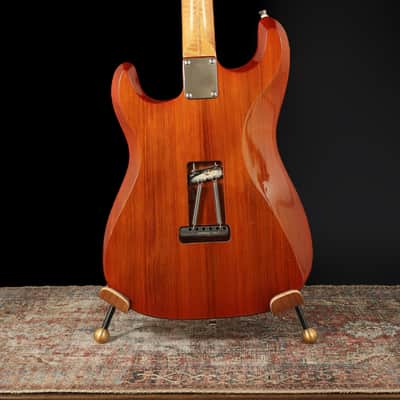 Ronin Morningstar 2019 - Honey Burst w/ highly figured “Flame Maple” neck + Raw Aluminum FB Mini’s image 10