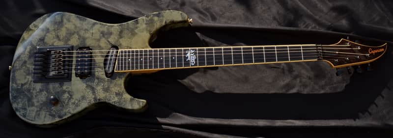 Caparison Guitar Custom Built for Tom Englund of Evergrey Stunning Tremlogic Bridge image 1