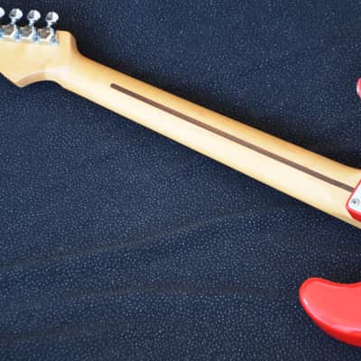 Fender/Squier Stratocaster 1960s Vintage Style*rare model made in Japan*neck has a fine thick rosewood slab board!*100% original/mint condition/from first owner/frets are as new*looks/plays/sounds fantastic*affordable vintage Strat=BUY NOW! HAVE FUN! image 11