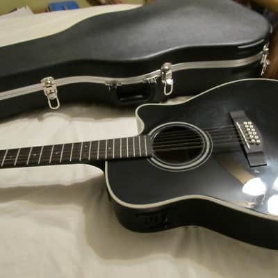 Yamaha FGX-412C-12 BL 1995 Black image 2