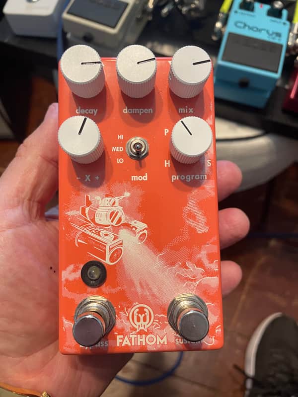 Walrus Audio Fathom Multi-Function Reverb Limited Edition - Coral Series 2022 - Coral image 1