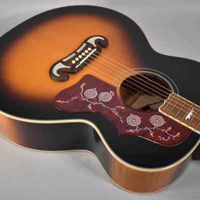 2025 Epiphone J-200 Acoustic-Electric Guitar | Aged Vintage Sunburst Gloss Finish image 8