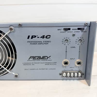Peavey IP-4C Professional Stereo Power Amplifier 250W x2 Made in USA Late 1980s–Early 1990s image 9