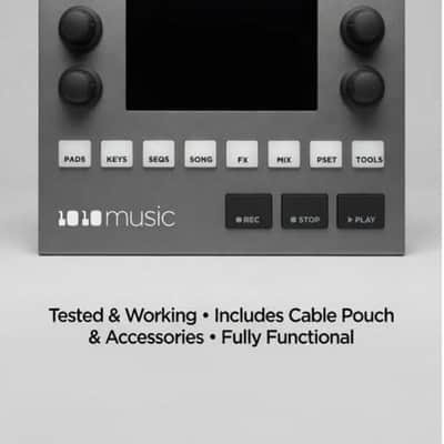 1010 Music Blackbox Desktop Compact Sampling Studio 2016 - Present - Black image 1