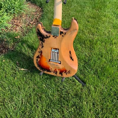 SRV Number One #1 Relic Strat Replica - Custom Licensed & Hand-crafted w/ FREE Gator Hard Case image 8