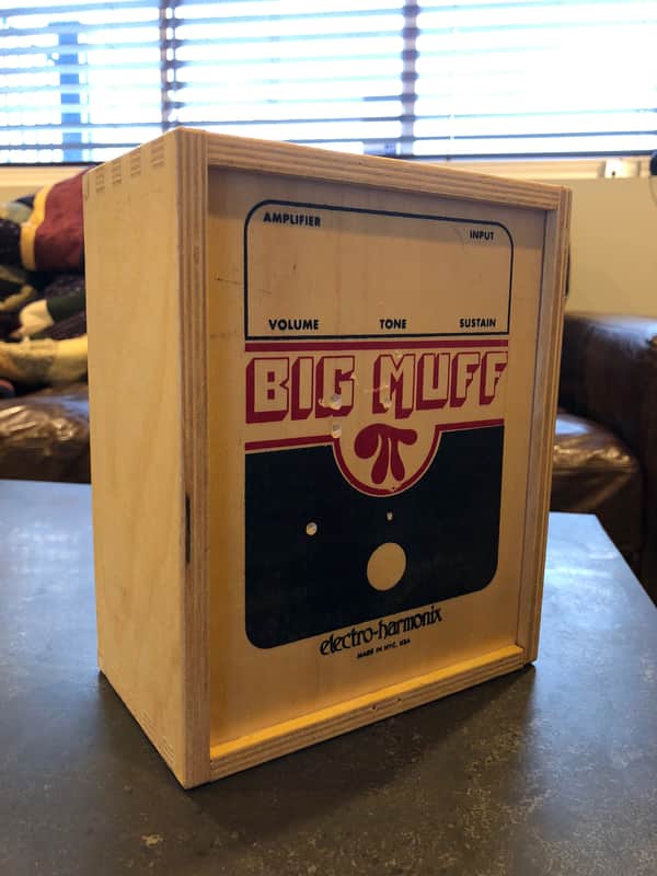 electro-harmonix BIG MUFF 木箱付き Electro-Harmonix Big Muff Wooden Box 1990's | Reverb
