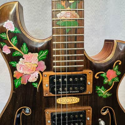 Blueberry Handmade Electric Guitar with Seymour Duncan Pickups image 6