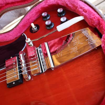 Gibson SG Standard '61 w/ Maestro Vibrola 2022 Gibson Demo Shop Guitar Vintage Cherry image 15