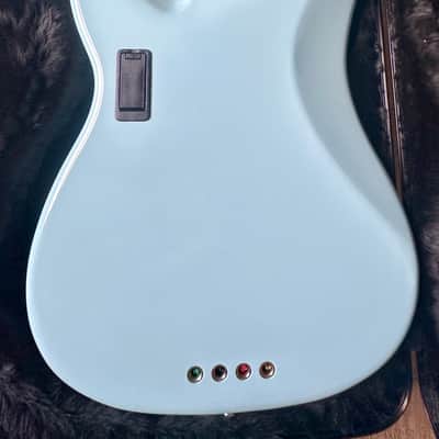 Warmoth Fender American Deluxe Precision Bass with Rosewood Fretboard - Sonic Blue HSC image 9