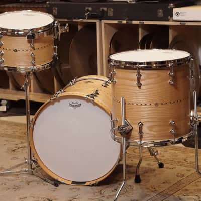 Craviotto 12/14/18/5.5x14" Ash Drum Set - 2015 image 14