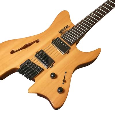 Bootlegger Guitar Jazz Absinthe 2025 Multi Scale Headless Gloss Honey image 10
