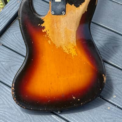 Fender Jazz Bass 1961 - very cool 1st issue "Stack Knob" Jazz ready for your collection ! image 5