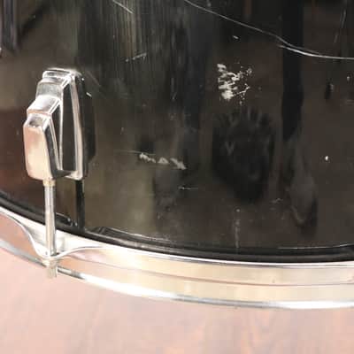 Tama Swingstar 16X18" Floor Tom Drum Vintage 1980's MIJ Black image 3