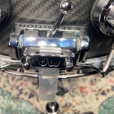DW - 14x5.5" DRVF6514SVN, Carbon Fiber Snare Drum with Black Nickel Hardware, 2020's image 12