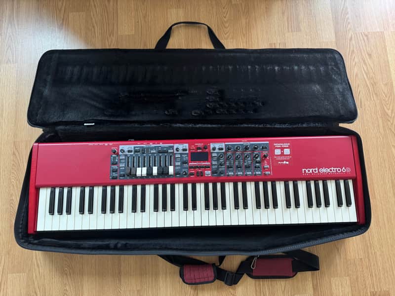 Nord Electro 6D SW73 Semi-Weighted 73-Key Digital Piano 2018 - 2022 - Red image 1