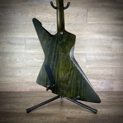 Custom Modded Schecter E-1 Apocalypse – High-Gain Hot-Rod (Rusty Grey Finish) - USED image 5