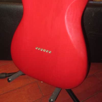 1979 Fender Stratocaster Hardtail Trans Red image 5