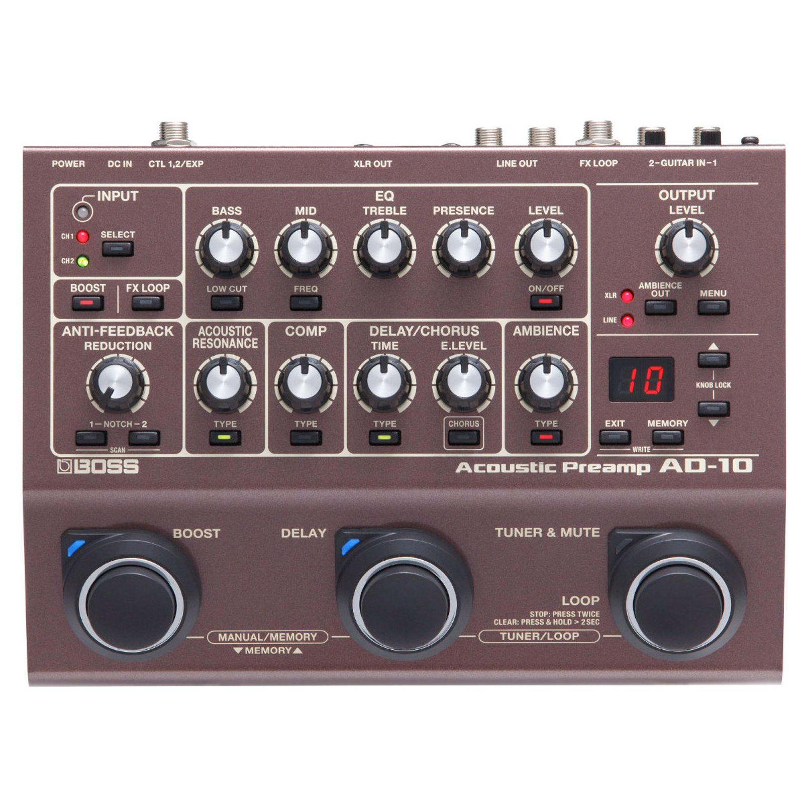 Boss AD-10 Acoustic Preamp | Reverb Canada