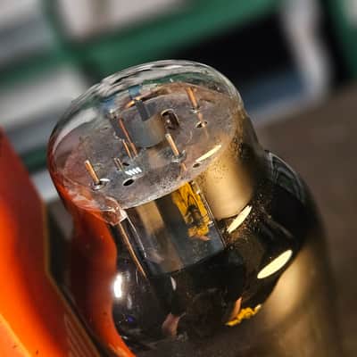 Brimar 6L6 G UK Tube- Coated glass, Black Base Valve image 2