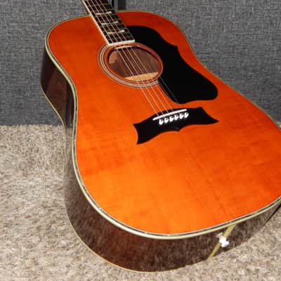 MADE IN JAPAN 1985 - MORRIS MG600 - SUPERB - GIBSON STYLE - ACOUSTIC GUITAR image 2