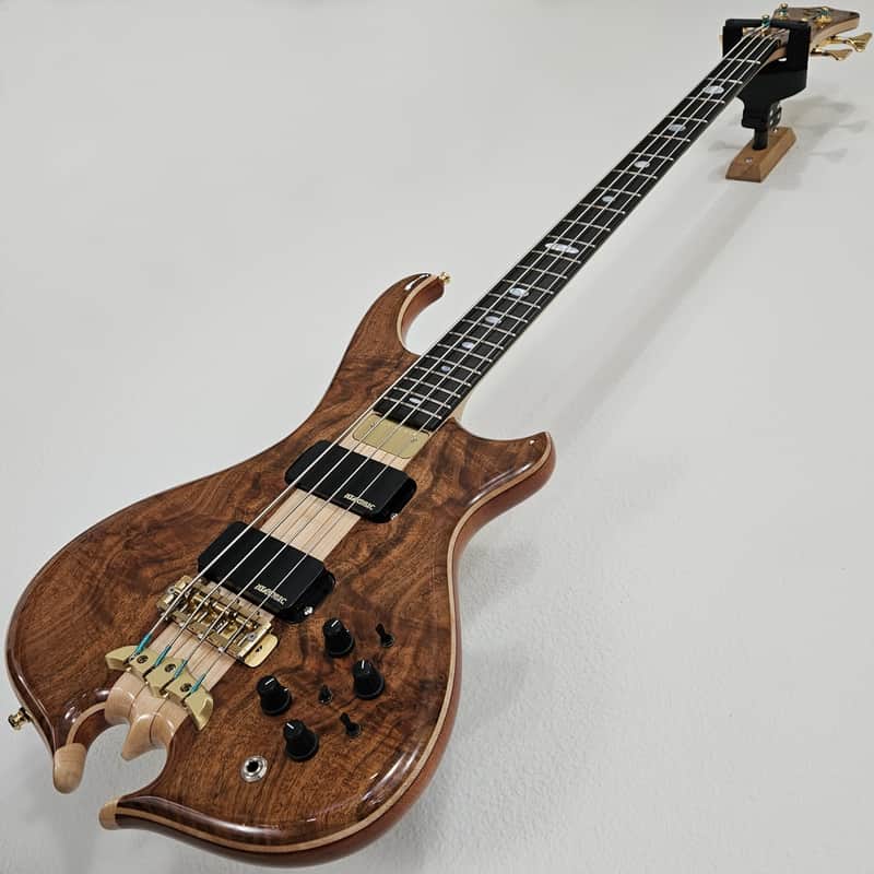 2021 Alembic Mark King Signature Standard Walnut 4 String Bass Guitar image 1