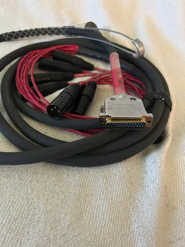 Avid 15’ Male XLR to DB 25 cable image 1
