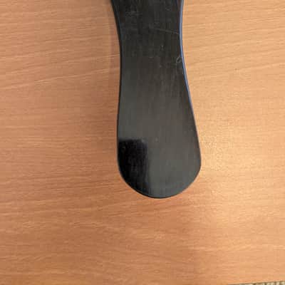 Left Handed Ebony Tailpiece for Archtop Guitar image 1