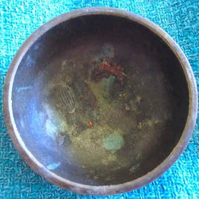 Japanese Rin Singing Bowl Cup Chime - Vintage image 1