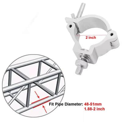 NEW 20PC 220lbs Heavy Duty Stage Lighting Clamps DJ Light Truss Clamp Set image 2