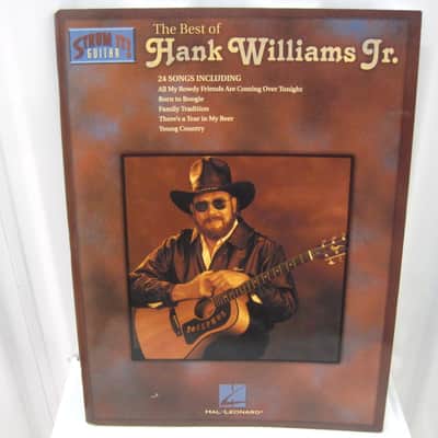 Best of Hank Williams Jr Strum It Guitar Songs Sheet Music Song Book Songbook image 1