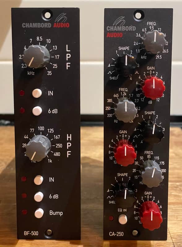 Chambord Audio CA-250 Parametric EQ V2 and  BF-500 Filters V2 2026 - Black image 1