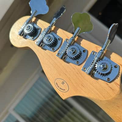 Video! Custom Fender Standard Precision Bass Blue image 17