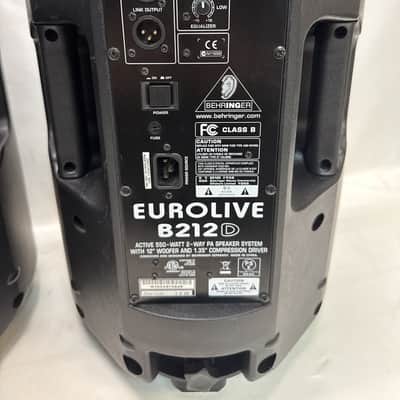 Behringer Eurolive B212A 400-Watt 2-Way 12" Powered Speaker 2000s - Black image 3