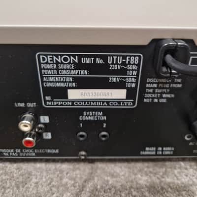 Denon UTU-F88 - AM/FM Tuner - Silver - Excellent image 9
