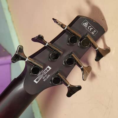2019 Ibanez Soundgear SRF706 6-String Fretless Active Electric Bass Guitar (VIDEO! Fresh Setup) image 9