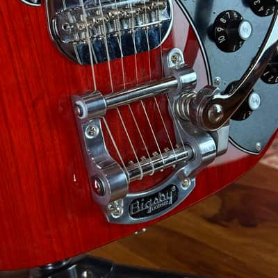 Fender '72 Telecaster Custom with Bigsby Sunset Orange (Limited Edition) incl. Gigbag - used image 5