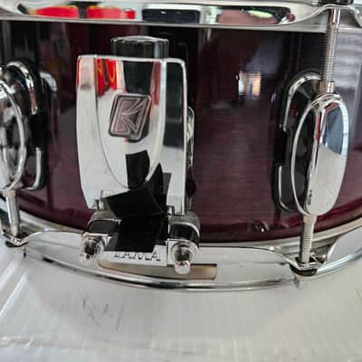 Tama Rockstar 90s - Purple Burst Snare Drum 14x5 image 7