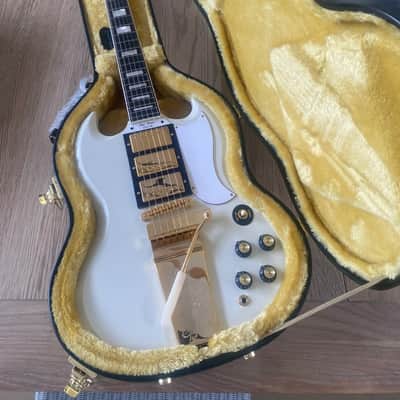 Epiphone Les Paul Custom SG - White image 1