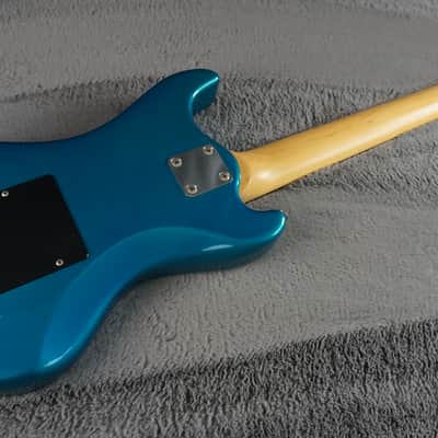 MarineRider Mosrite Ventures Model w/ Built In Amp - Blue Bild 14