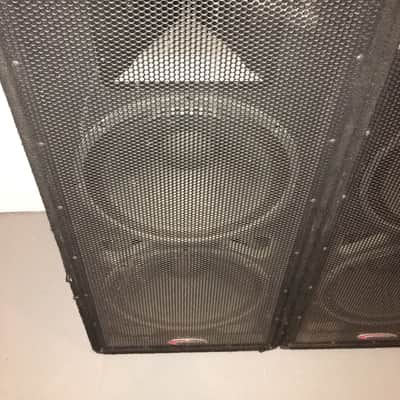 Harbinger Pair of HX152 Dual 15" 2-Way Cabinet PA Speakers image 4