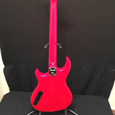 Memphis Bass Guitar Red image 3